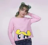 BUbbles CROP SWEATSHIRT