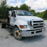 2005 Ford F-650 Flatbed Truck