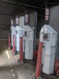 Gray 16k pound column lifts wireless
