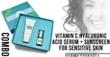 Vitamin C Hyaluronic Acid Serum  Sunscreen For Sensitive Skin Fr