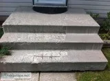 Old Concrete repairs new paths walkways wood fences stone paving