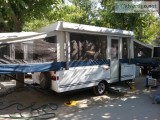 Pop up tent trailer