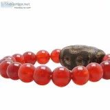 Satyamani Natural Energized Sardonyx with Tibetan Bead
