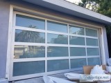 New Modern Glass Garage Door