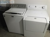 New Maytag washer and dryer