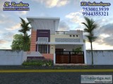 Treble Bedroom villa for sale in trichy puthur