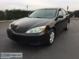 2004 Toyota Camry Black LE 4dr Sedan