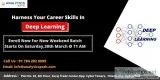 Deep Learning New Weekend Batch Exclusively By Domain Experts At