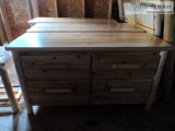 new log cedar 4 drawer dress for sale