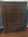 Solid wood 5 drawer dresser