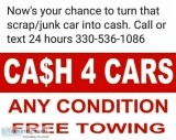Cash for scrap and junk cars