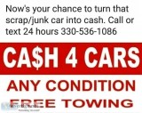 Cash for scrap and junk cars