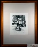La Rue Original Lithograph from 1927 by Pierre Bonnard