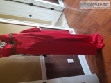 Beautiful Red Gown with Scarf paid 755.00