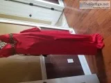 Beautiful Red Gown with Scarf paid 755.00