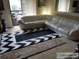 Sectional Sofa and Mirror