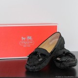 Coach Frida A2163 Black Signature Flats
