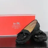 Coach Frida A2163 Black Signature Flats