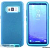 Galaxy S8 Plus Case (Blue) Heavy Duty Holster Case Belt Clip  KS