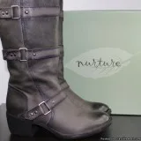 Nurture Dora Leather Boot Smoke