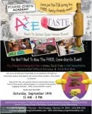 ACE THE TASTE Back-To-School Open House Event