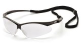 PMXTREME Safety Glasses - Black Frames Clear Lens