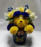 Handcrafted Scented Michigan Carnation Dog Arrangement