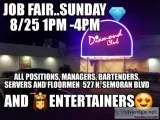Job fair this Sunday the 25th 1pm-4pm