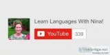 Spanish French or English lessons