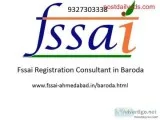 Consultant for FSSAI license registration in Baroda