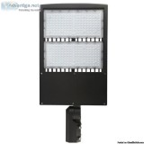 LED Pole Light 300 Watt Black 5700K Adjustable Mount