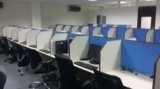 Business center floor with individual seatercabins
