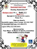 Legion Golf Tournament Sunday September 8th