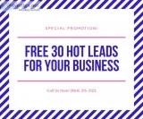 FREE 30 Leads For Your Business