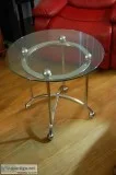 Beautiful Sturdy 24&quot Clear Glass Designer Coffee Table