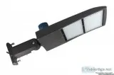 300W LED Pole Light With Photocell  5700K  Universal Mount Bronz