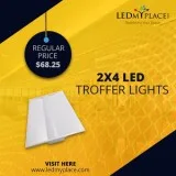 Enjoy More wider Brightness with 2x4 LED Troffer Lights