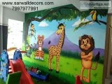 creative and colourful wall Art painting in Hyderabad