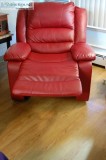 NEW-Comfortable Red Recliner-Purchased for 299  154 oversize shi