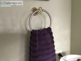 Towel Bar Towel Ring and Toilet Tissue Holder