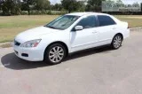 2007 Honda Accord SE White Sedan 80219 Miles