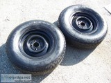2  TRAILER WHEELS and TIRES