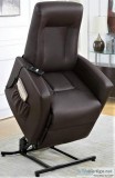 FREE DELIVERY and ASSEMBLY New Power Lift Chair Espresso Bonded 