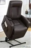 FREE DELIVERY and ASSEMBLY New Power Lift Chair Espresso Bonded 