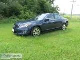 2010 Honda Accord EXL Blue Sedan 86623 Miles WSXS