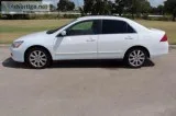 2007 Honda Accord SE White Sedan 80219 Miles BBB
