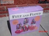 Fitz and Floyd Kitty Witches Decorative Glass Canister