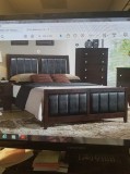  Brand New Queen Size Wood and Leather Bed Frame 