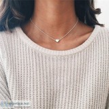 Gold and Silver Heart Necklace