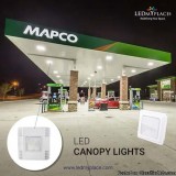 Install LED Canopy Lights at the Gas Stations